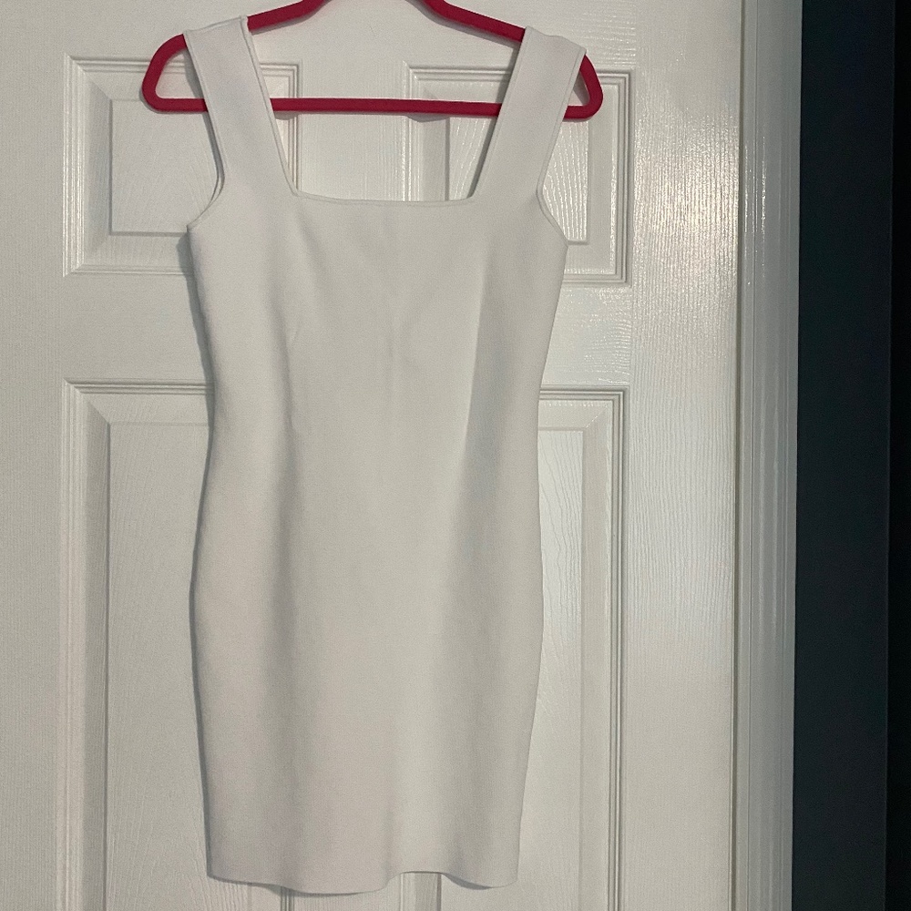 Zara White Dress - Size M